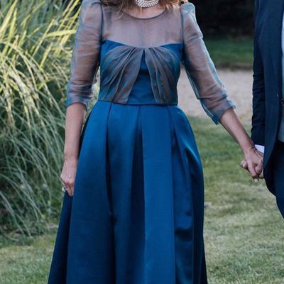 Royal blue mother of the bride/groom dresses evening gowns wedding guest dress