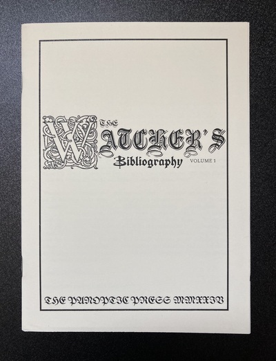 The Watcher's Bibliography
