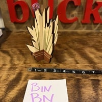 Stitched Stand-up - Pipe Cactus with Flower - Thumbnail 1