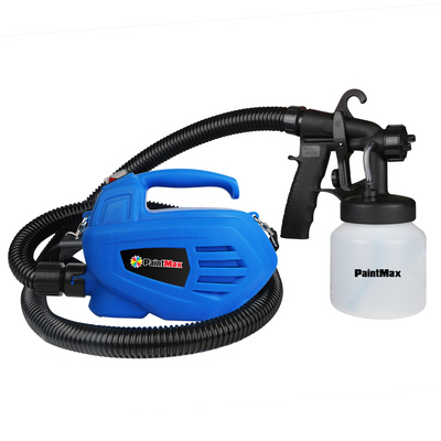 800ml paint spray painter 650w paint sprayer machine 800ml/min output hvlp oil primer water sprayer w/ 3 spraying patterns motor strap detachable cont