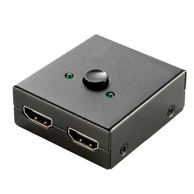 Hd in & hd out bi-directional switch adapter 1x2 or 2x1 4k hdtv splitter converter hub manual switcher supports hd 3d 1080p for dvd hdtv projector dis