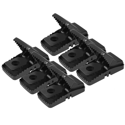 6 Pack Mouse Traps Reusable Rat Trap Mice Snap Trap Effective Mouse Catcher Quick  'N Vole  Effective Mice Control with Unique Jaw Design That Capture