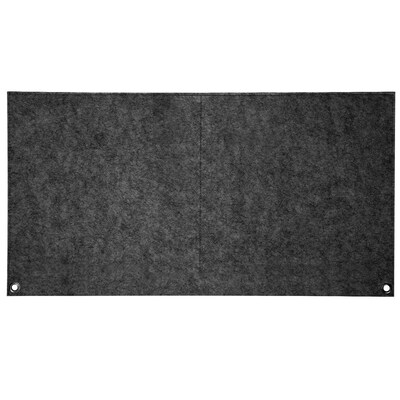 Extended gaming mouse pad soft felts table mouse pads non-slip & dust-proof desk pad anti-scratch desk pad keyboard mat (24.8 x 13 x 0.2in) for work &