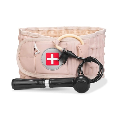 Decompression back belt lumbar spine support lower back air traction device with hand pump extension pad for men women pain relief fit for all waist