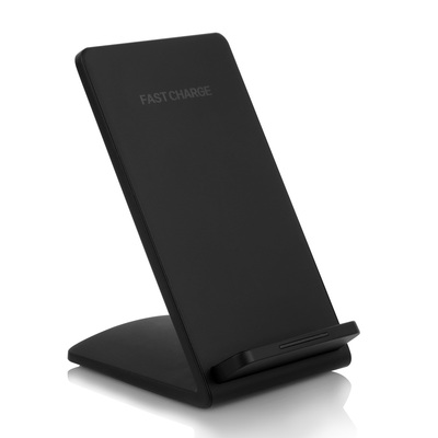 Qi wireless charger 10w fast charging pad stand dual coils compatible with 7.5w 5w for iphone xs/xs max/xs/x galaxy s10 /s9  /s8 google nexus 6