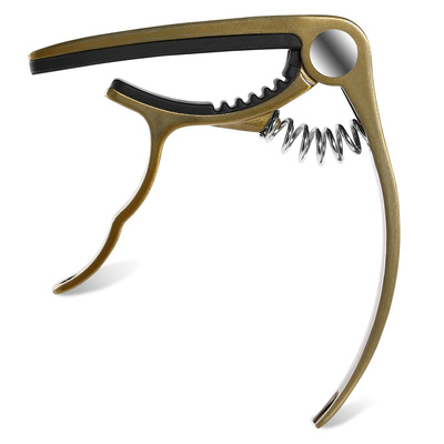 Universal Acoustic Guitar Capo 3 in 1 Zinc Alloy for Acoustic Electric Guitar Classical Acoustic Guitar Ukulele Guitar Tuning Accessories-Gold