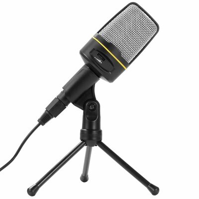Pro condenser mic w/ tripod stand  ?? studio recording desktop mic for podcasting, broadcasting, gaming  ?? chatting, webcasting | 3.5m