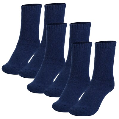 3 pairs men warm wool socks soft cozy winter thermal socks for men thick heat-trapping moisture wicking socks indoor outdoor-dark blue