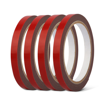 4 rolls car double sided tapes heavy duty double sided foam tapes strong mounting adhesive tapes for cars truck automotive 9.8ft/roll