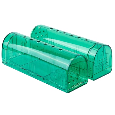 2pcs reusable humane mouse trap live catch and release mouse cage animal pest rodent hamster capture trap finger safe for small mice