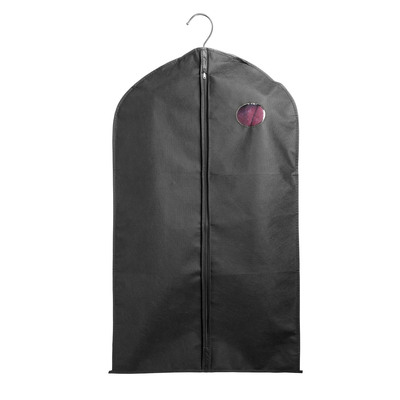 5pcs 39" garment bags hanging suit bags covers breathable with full zipper transparent window for suit dress coat storage travel use