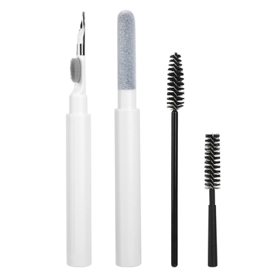 Cleaning kit short spiral brush long spiral brush cleaning pen flocking sponge brush pen fit for airpods charging case camera phone