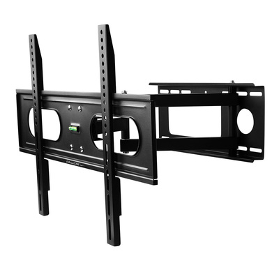 Full motion tv wall mount swivel tilt tv wall rack support 37-70  tv wall mount max vesa up to 600x400mm holds up to 99lbs-black