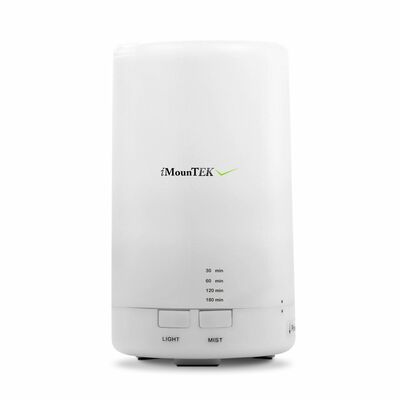 Mini cool mist humidifier with aroma diffuser & led lights - 4 timer settings, ideal for office, home, vehicle, study, yoga, spa