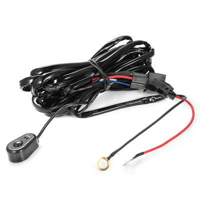 Led light bar wiring harness kit 280w 12v 40a power relay fuse on/off switch 10ft length universal fitment light bar accessories