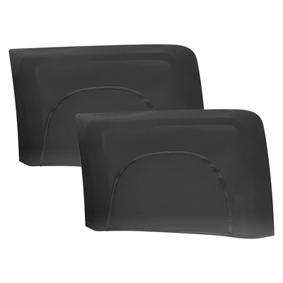 2pcs car rear window shades stretchy car side window screen??mesh window cover??for car heat shading uv privacy protection-black