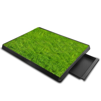 Dog potty training artificial grass pad pet cat toilet trainer mat puppy loo tray turf for small medium dogs indoor outdoor use