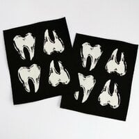 Assorted Teeth Horror Punk Sew-on Patches - Thumbnail 3