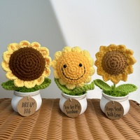 Crochet Sunflower Tulip, Forget Me Not Plants Gifts Decor, Encouragement Daily Positive Affirmations, Birthday Gift, Thank Youift - Thumbnail 3