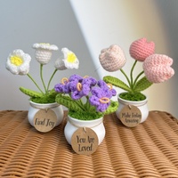Crochet Sunflower Tulip, Forget Me Not Plants Gifts Decor, Encouragement Daily Positive Affirmations, Birthday Gift, Thank Youift - Thumbnail 5