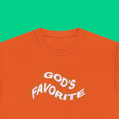 God's favorite wave tee