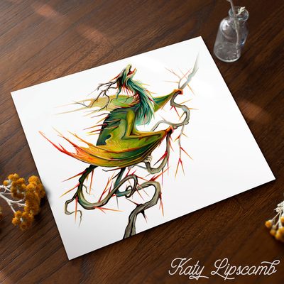 Thorn dragon - print