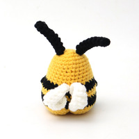 Bee Kind Car Hanging Handmade Crochet Positive Gift - Thumbnail 2