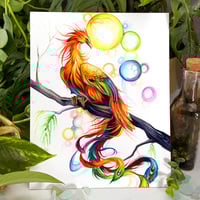 Mystic Rainbow Phoenix - Print - Thumbnail 1