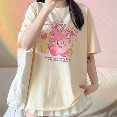*free shipping*today i want to be a kirby and shine like stars tee