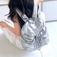 Y2K SILVER/BLACK BACKPACK - Thumbnail 2