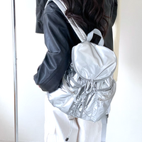 Y2K SILVER/BLACK BACKPACK - Thumbnail 1