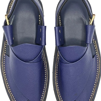 Handmade peshawari chappal, men's leather chappal