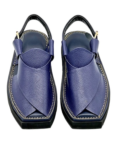 Men's handmade leather chappal, kaptan chappal for men