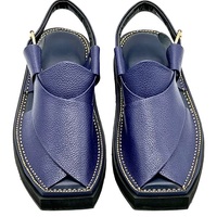 Men's handmade leather chappal, kaptan chappal for men - Thumbnail 3