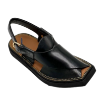 Handmade Men's kaptan chappal - Thumbnail 1