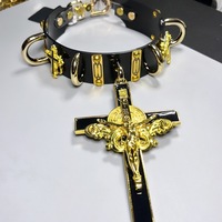 GOLD CATHEDRAL KYRIE neckpiece [BLACK] - Thumbnail 1