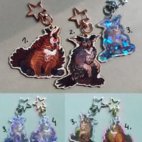 Wooden/Acrylic charms: Owlbears - Thumbnail 1