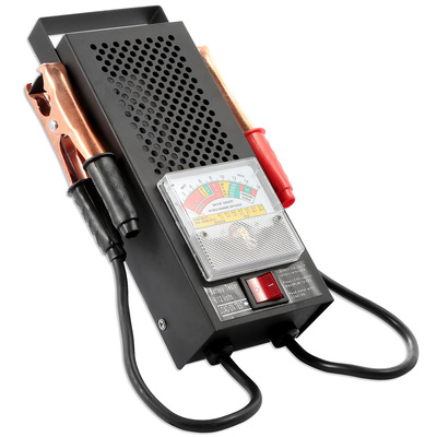 Battery load tester 6-12v 100a battery tester with heavy duty insulated copper clips carrying handle for automotive repair