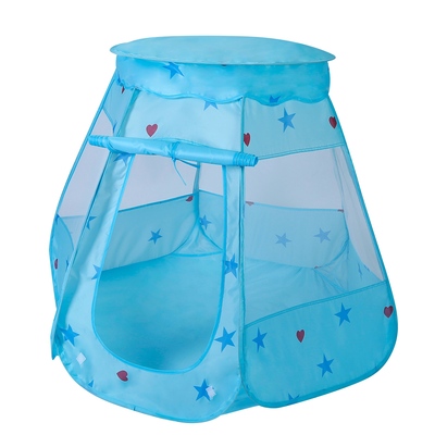 Kids pop up game tent prince princess toddler play tent indoor outdoor castle game play tent birthday gift for kids-blue