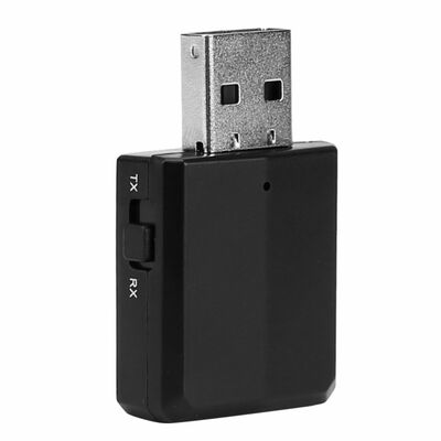 3 in 1 wireless v5.0 usb audio transmitter receiver edr adapter music streaming for tv pc headphones car w/ 3.5mm cable