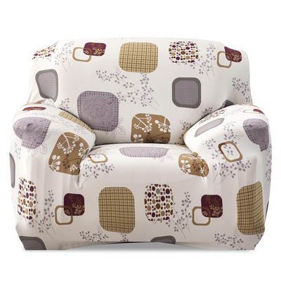 Sofa cover printed stretch sofa furniture cover soft sofa slipcover polyester furniture protector cover-multi-1-seat