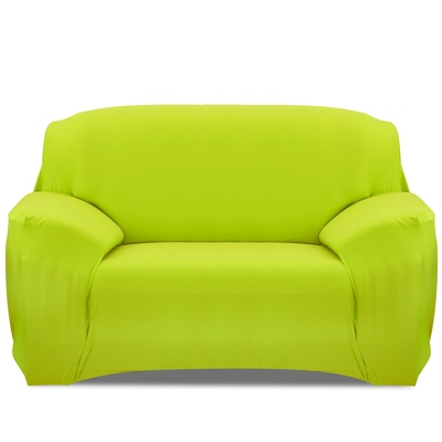 Sofa cover printed stretch sofa furniture cover soft sofa slipcover polyester furniture protector cover-green-2-seat