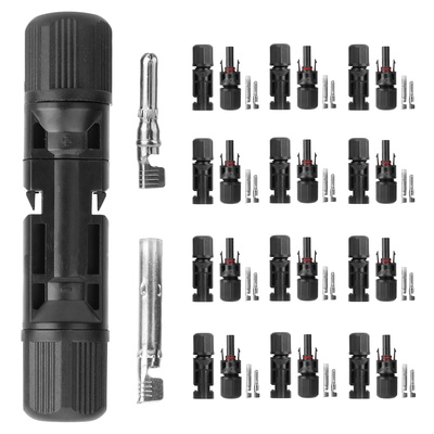 10 pairs solar panel connectors solar wire adapter male/female ip67 waterproof connector solar panel wire connector