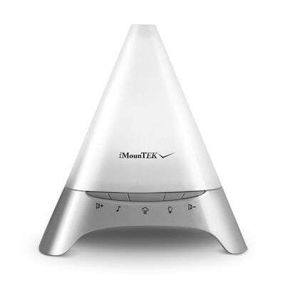 120ml cool mist humidifier with aroma diffuser, soothing sounds, 7 color night lights - relaxation and sleep aid