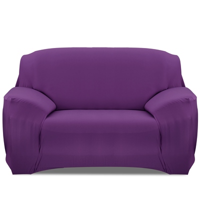 Sofa cover printed stretch sofa furniture cover soft sofa slipcover polyester furniture protector cover-purple
