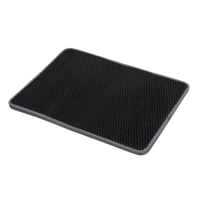 Cat litter mat eva honeycomb double layer kitty litter trapping carpet urine-proof scatter rug pad