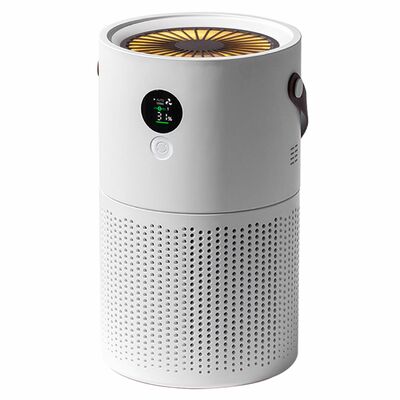 Portable anion air purifier - 4 modes, night light - max 215.3sq.ft - home office car air quality