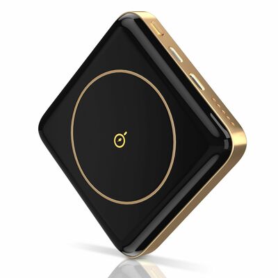 10000mah magsafe wireless power bank for ios phones 14/13/12/11 - magnetic portable charger-black