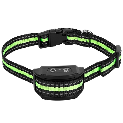 Anti-bark dog collar ip67 waterproof beep electric shock rechargeable pet training device w/ 7 adjustable sensitivity