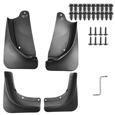 Mud flaps splash guards replacement no drilling splash guards fenders vehicle sediment protection for tesla model y